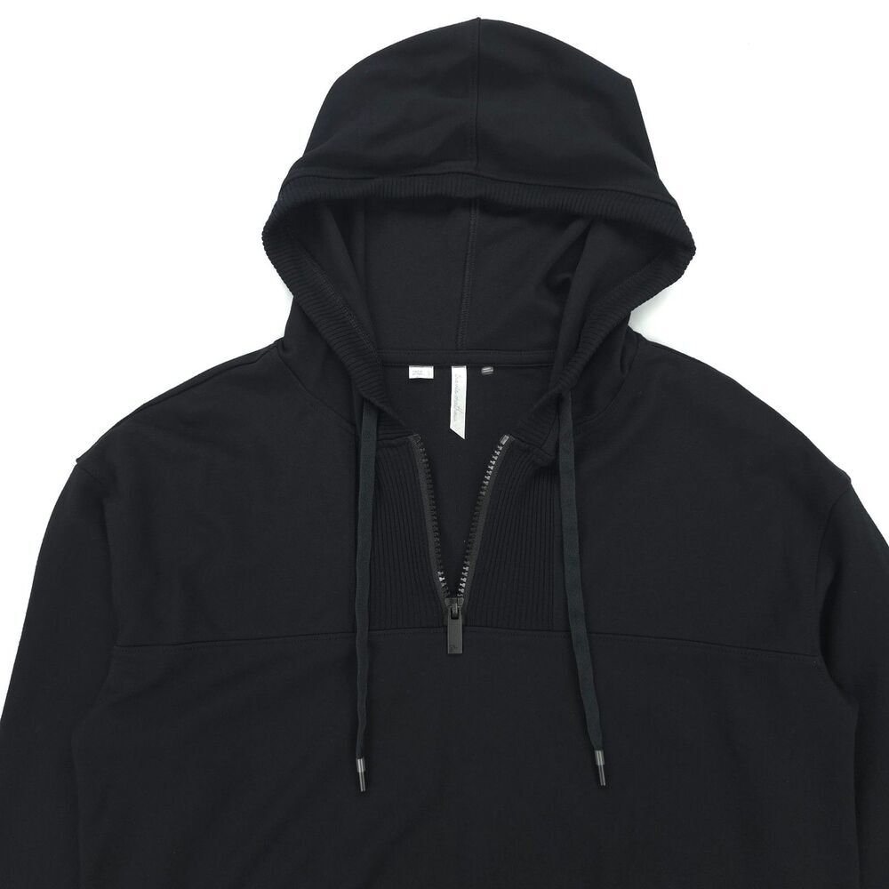 TRAVIS MATHEW Friday Ponte Half Zip Hoodie Minimal Athleisure Lounge Casual VSCO - Picture 3 of 8
